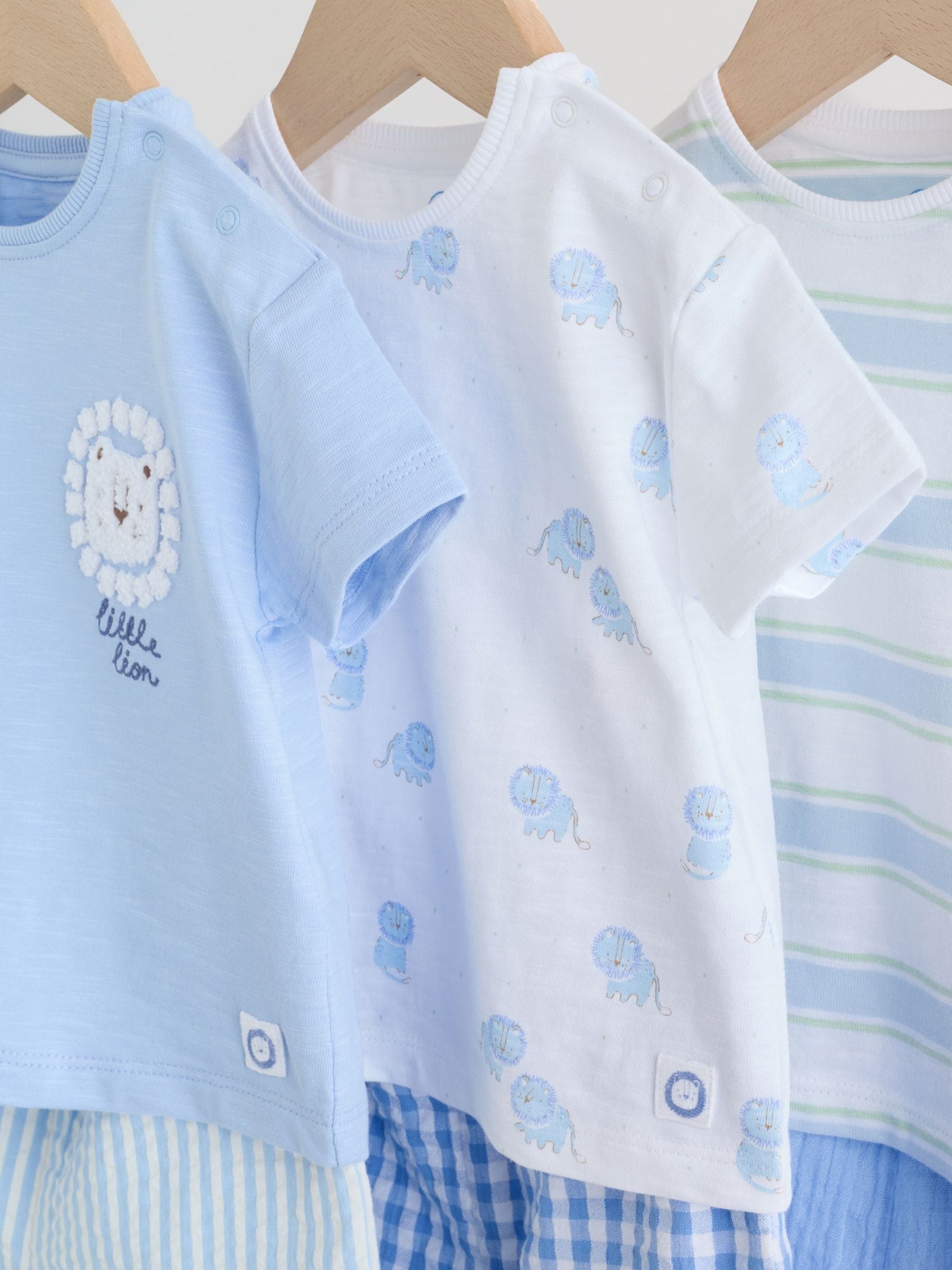 Blue Lion Tops and Shorts Baby Set 6 Piece (0mths-3yrs)