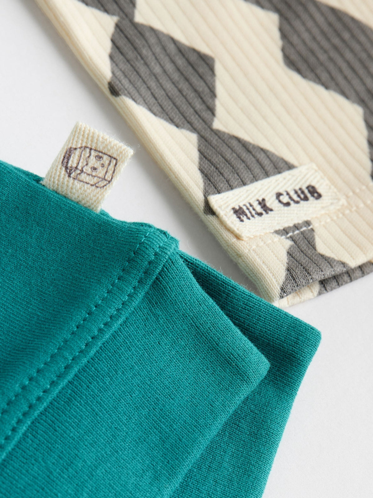 Blue/Green Milk Club Baby Top & Leggings 6 Piece Set (0mths-3yrs)