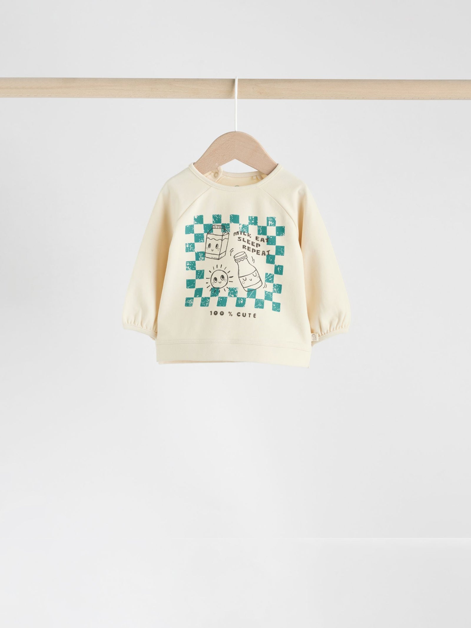 Blue/Green Milk Club Baby Top & Leggings 6 Piece Set (0mths-3yrs)