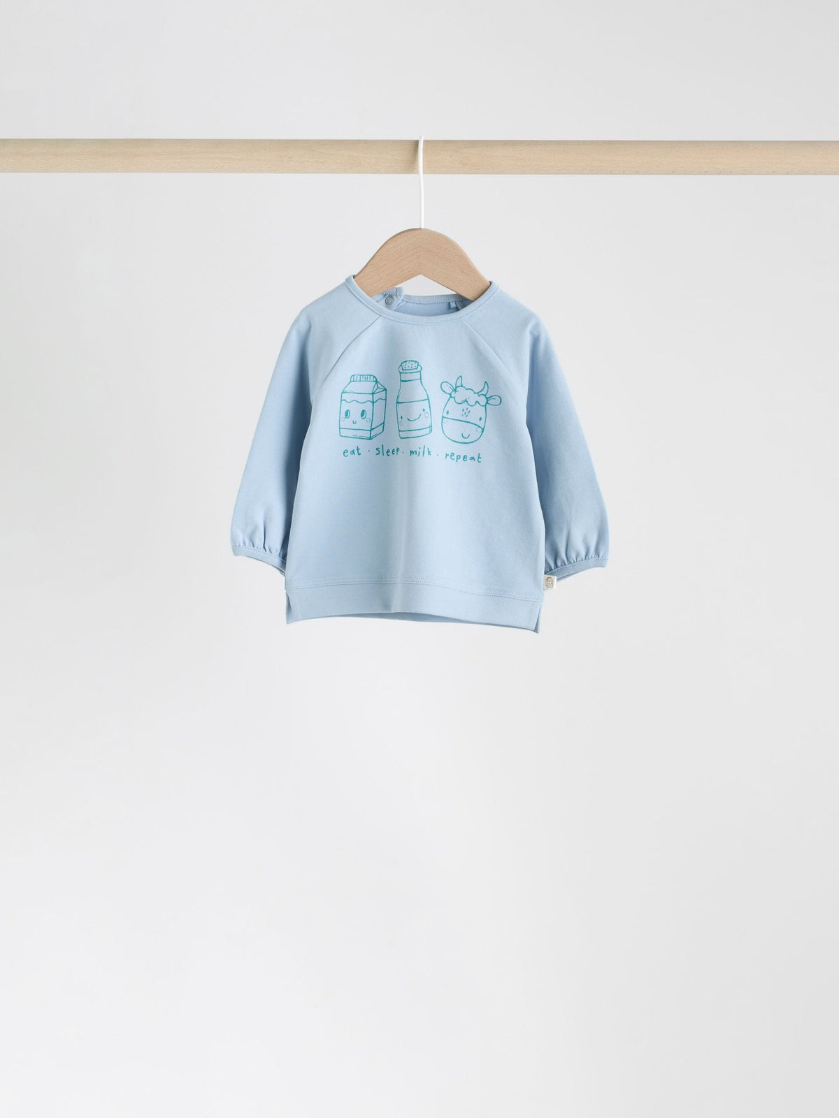 Blue/Green Milk Club Baby Top & Leggings 6 Piece Set (0mths-3yrs)