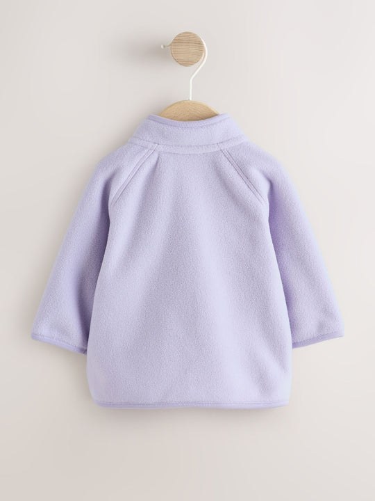 Lilac Purple Microfleece Baby Jacket (0mths-2yrs)