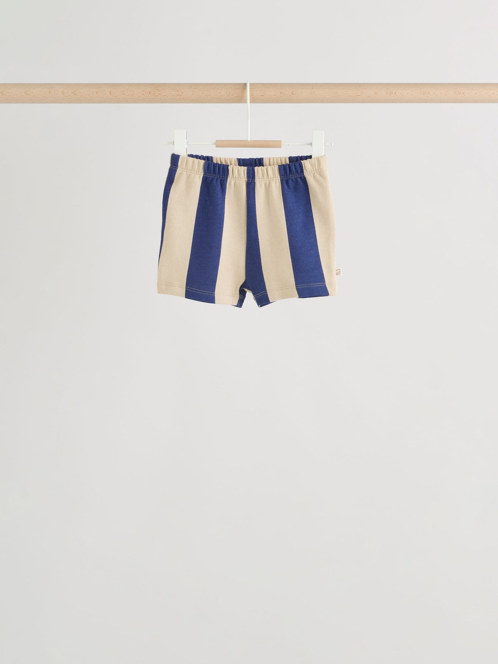 Blue/Rust Stripe Sweatshirt and Shorts 4 Piece Baby Set (0mths-2yrs)