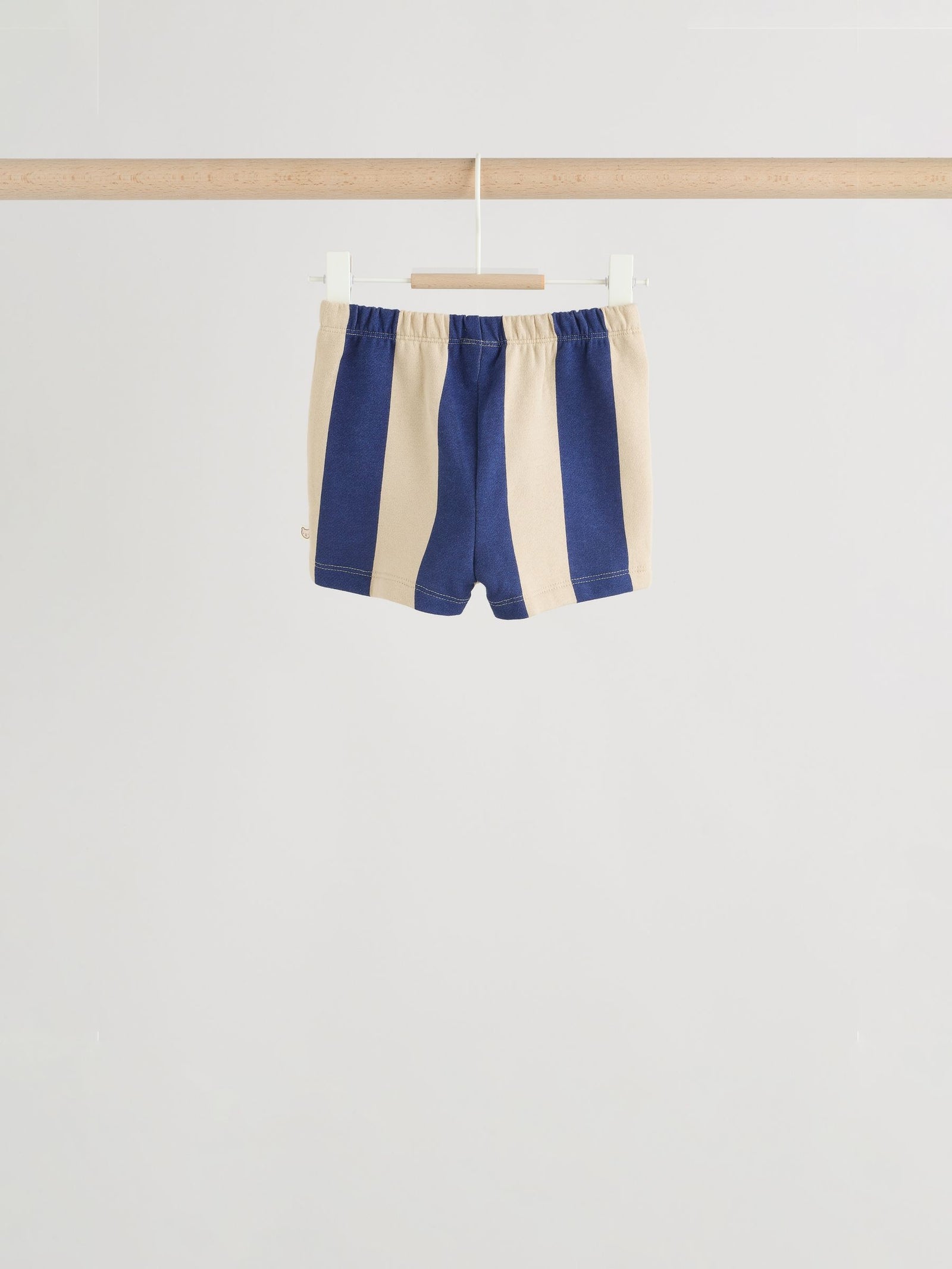 Blue/Rust Stripe Sweatshirt and Shorts 4 Piece Baby Set (0mths-2yrs)