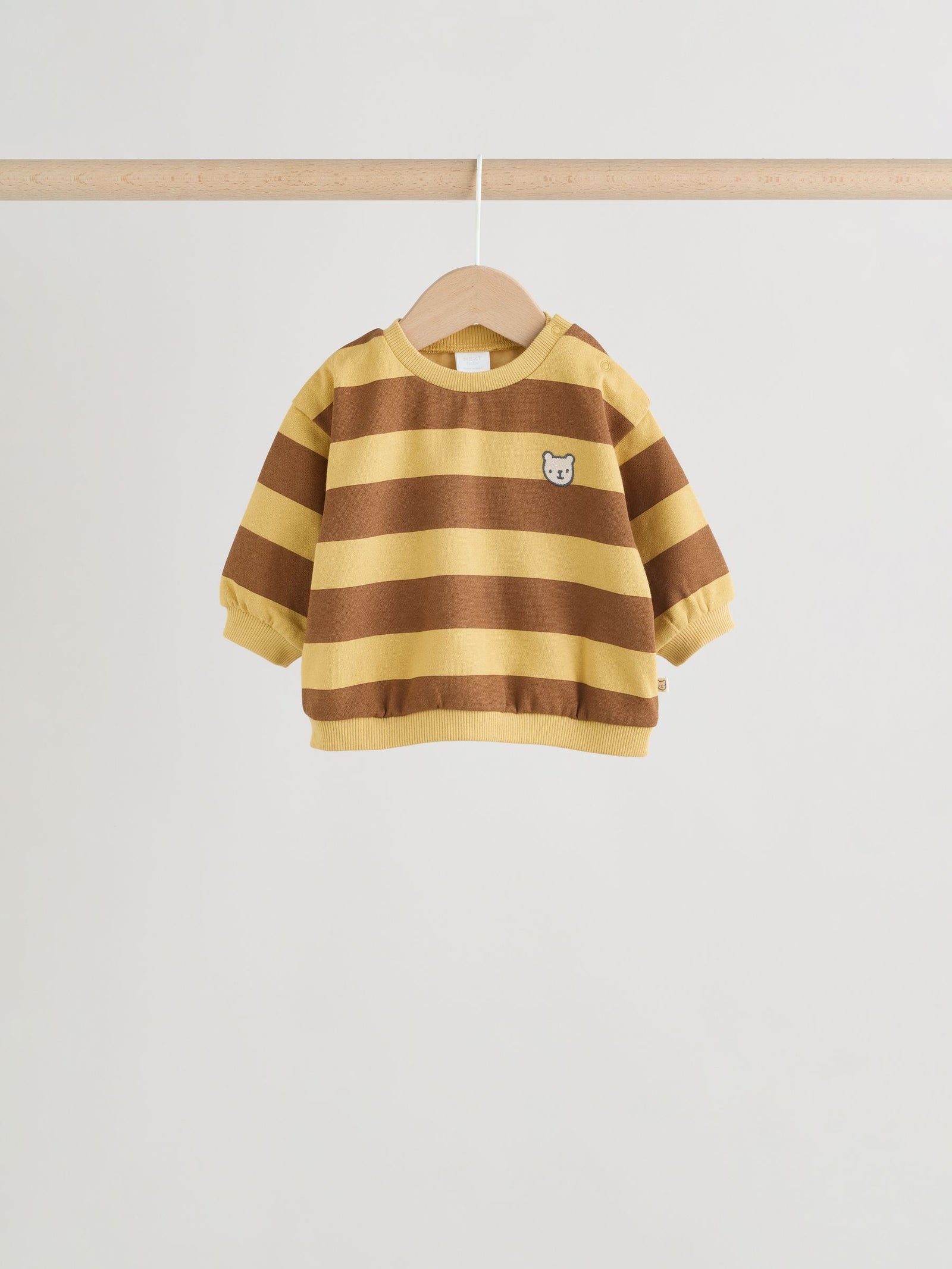 Blue/Rust Stripe Sweatshirt and Shorts 4 Piece Baby Set (0mths-2yrs)