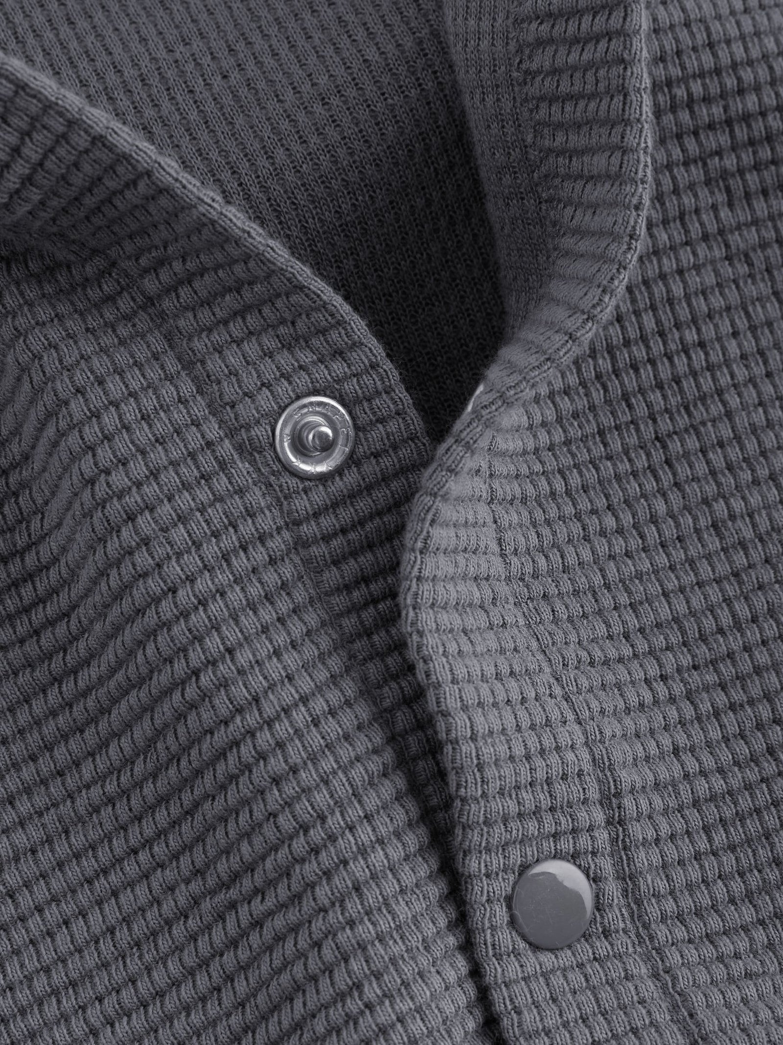 Charcoal Grey Lightweight Textured Jersey Baby Jacket (0mths-2yrs)