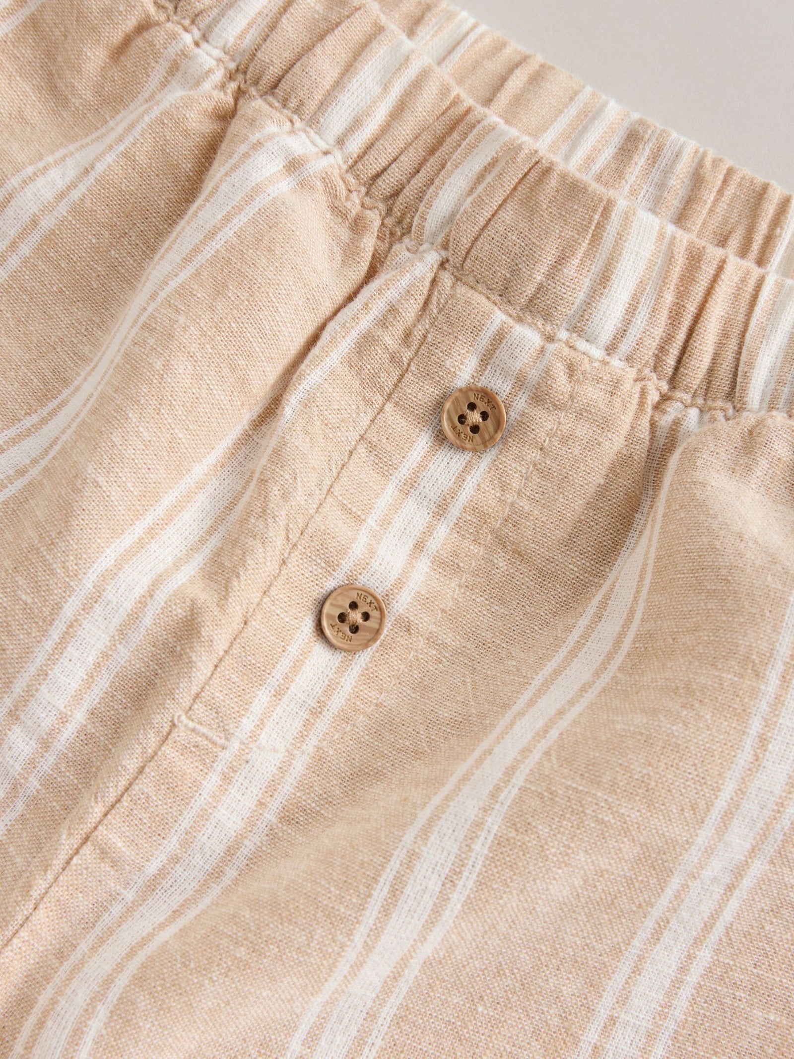White/Orange Stripe Shirt and Trousers Baby Set (0mths-3yrs)