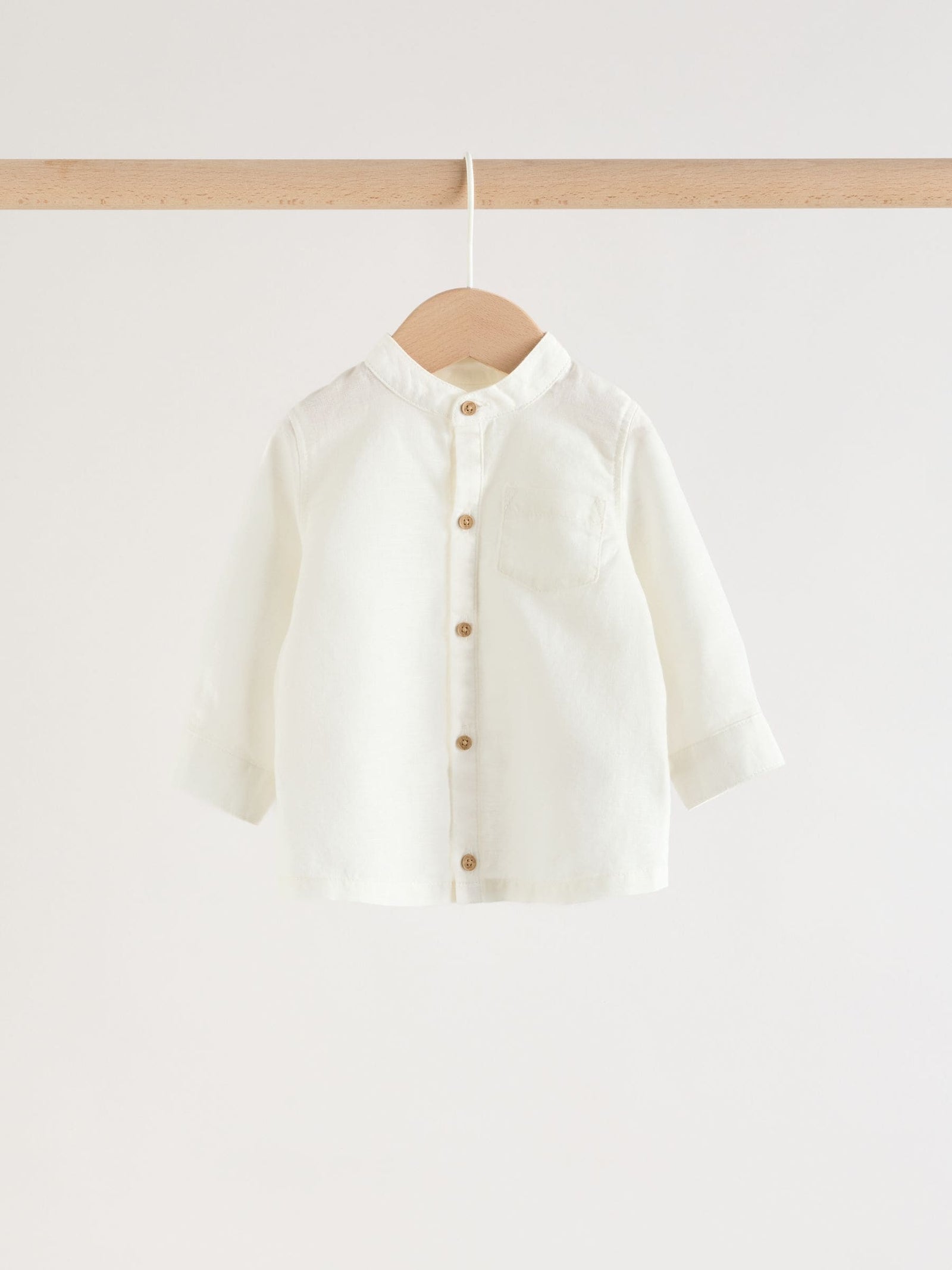 White/Orange Stripe Shirt and Trousers Baby Set (0mths-3yrs)