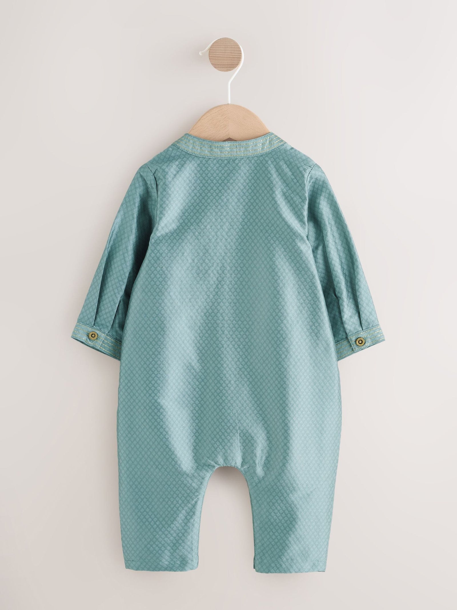 Green Baby Occasion Romper (0mths-2yrs)