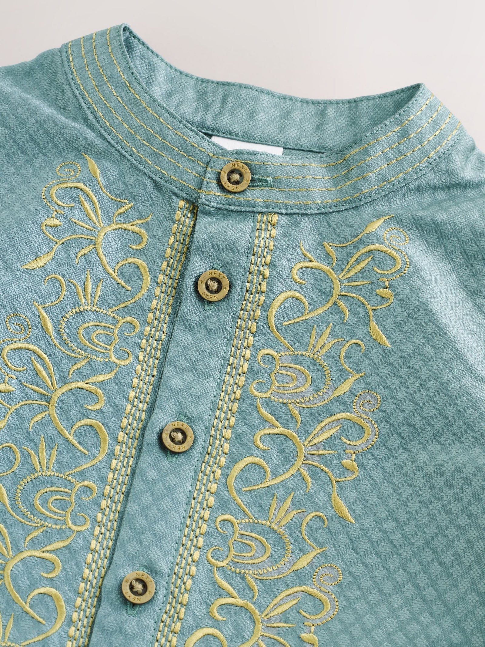Green Baby Occasion Romper (0mths-2yrs)