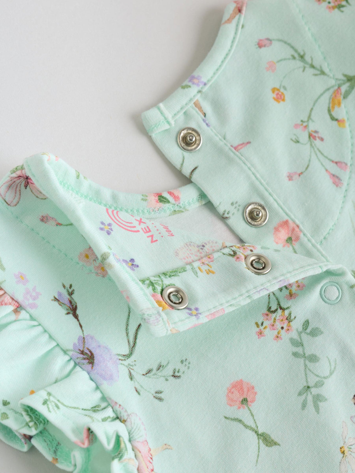 Pink/ Mint/ White Fairy Short Sleeve Top and Leggings Baby Set 6 Piece (0mths-3yrs)