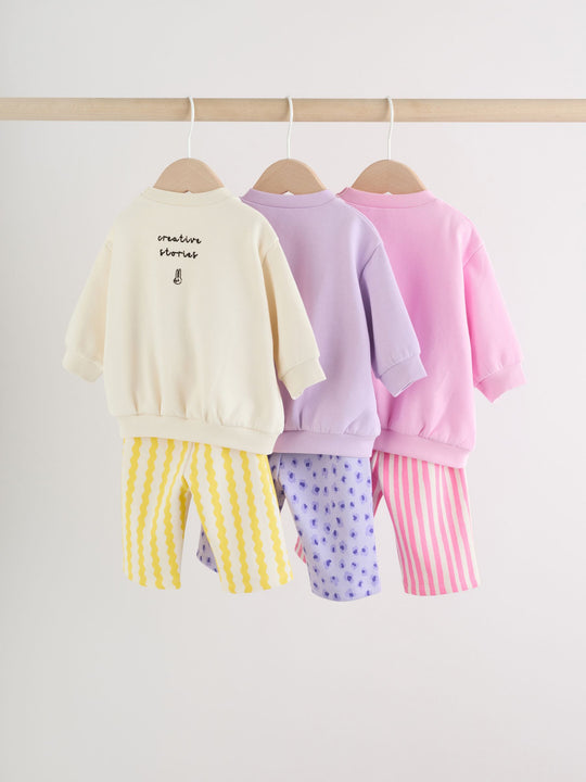 Multi Sweat Top & Joggers Set (0mths-3yrs)