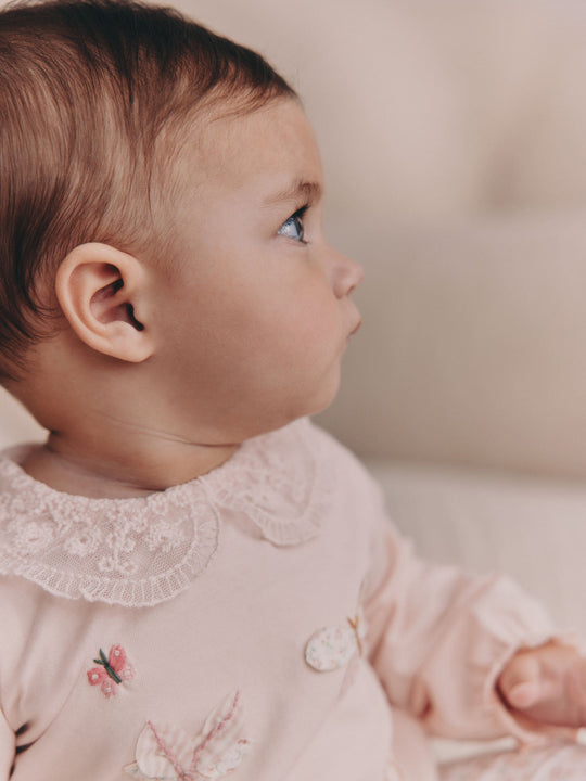 Pink Bunny Long Sleeve Top and Legging Baby 2 Piece Set (0mths-2yrs)