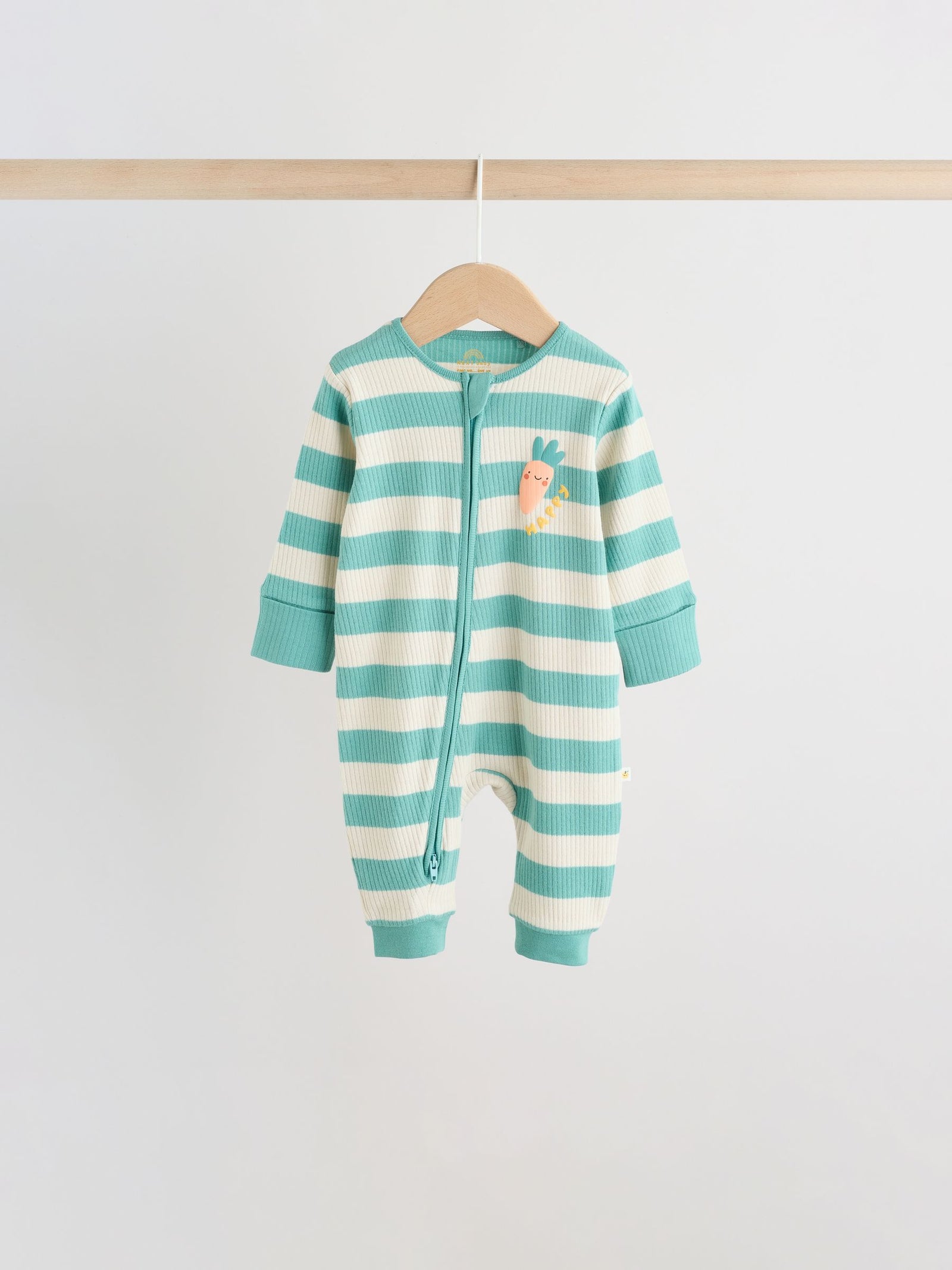 Multi Stripe Baby Sleepsuits 3 Pack (0mths-3yrs)