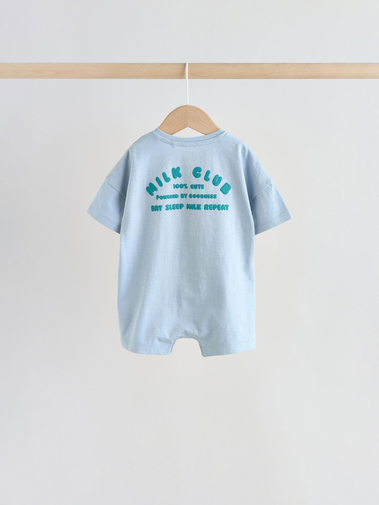 Green Milk Club Jersey Baby Rompers 3 Pack