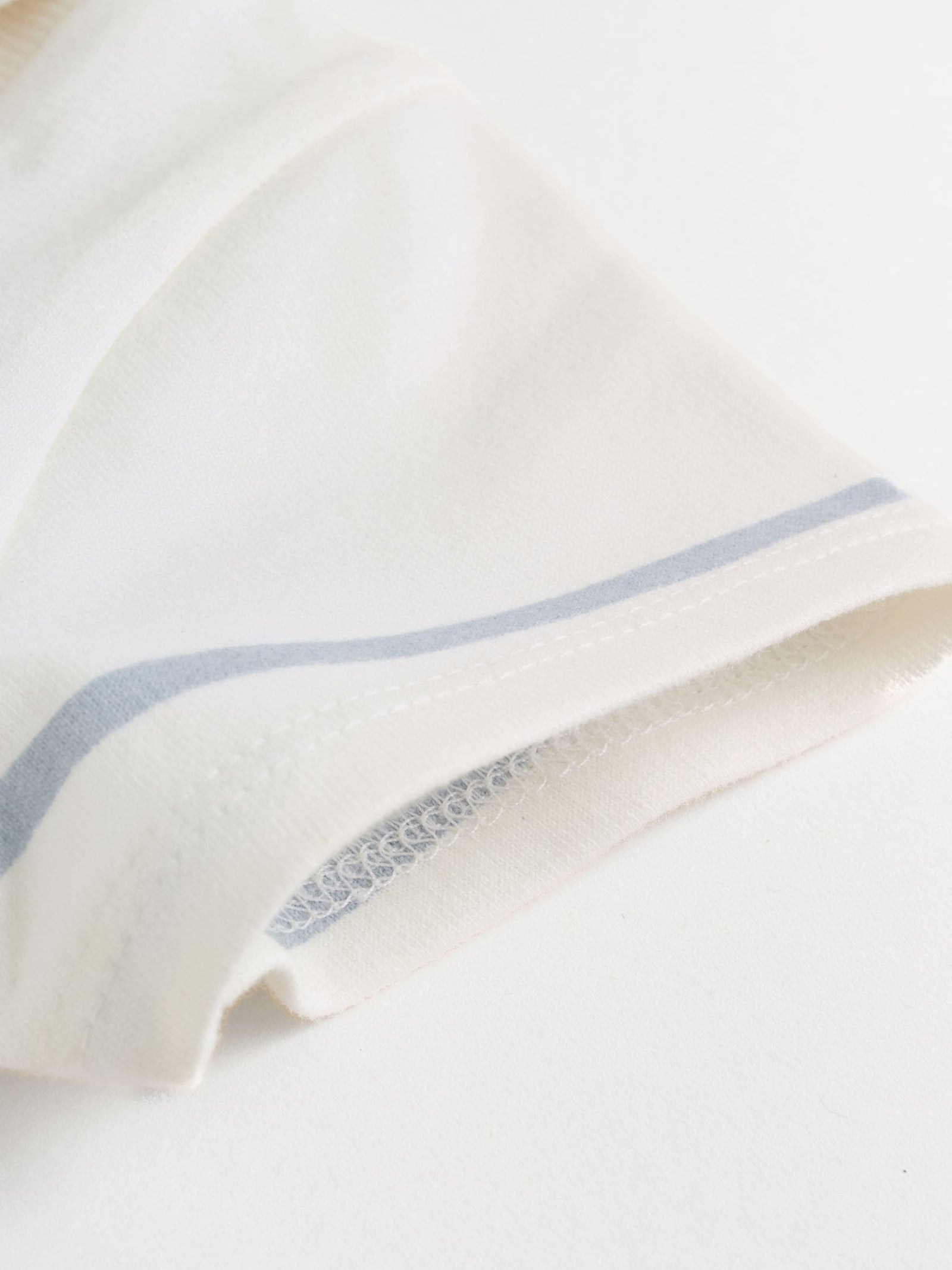 Blue and White Striped Baby Jersey Rompers 2 Pack