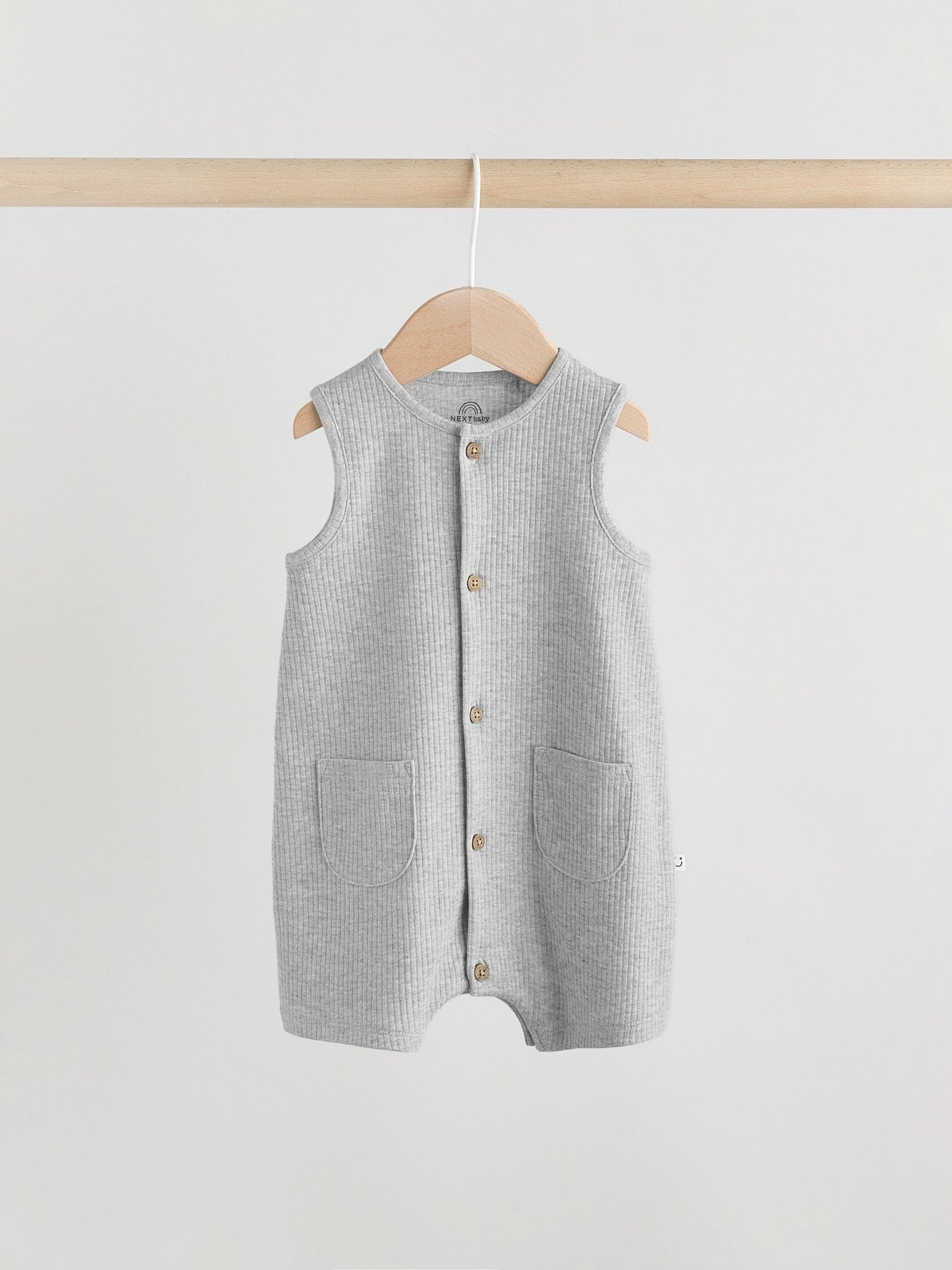 Blue Vest Jersey Baby Romper