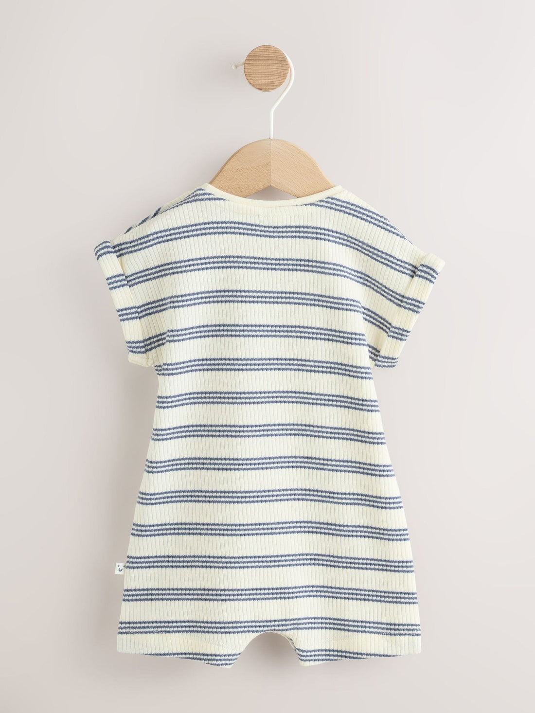 Blue Striped I love my Daddy Jersey Baby Romper