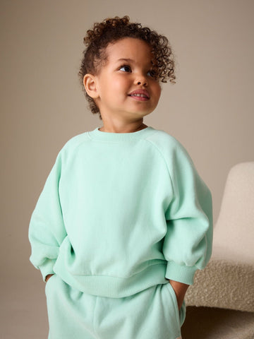 Mint Green Crew Neck Sweatshirt (3mths-7yrs)