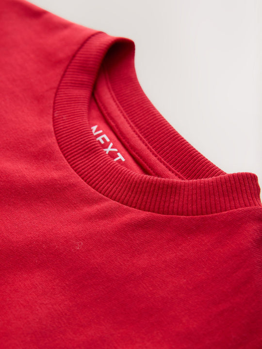 Red Police Car Short Sleeve Appliqué T-Shirt (3mths-7yrs)