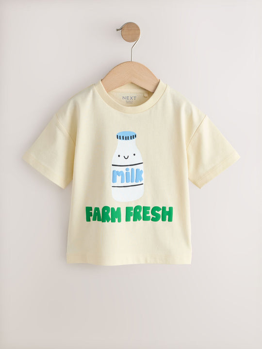 Blue Breakfast Short Sleeve Graphic T-Shirts 3 Pack (3mths-7yrs)