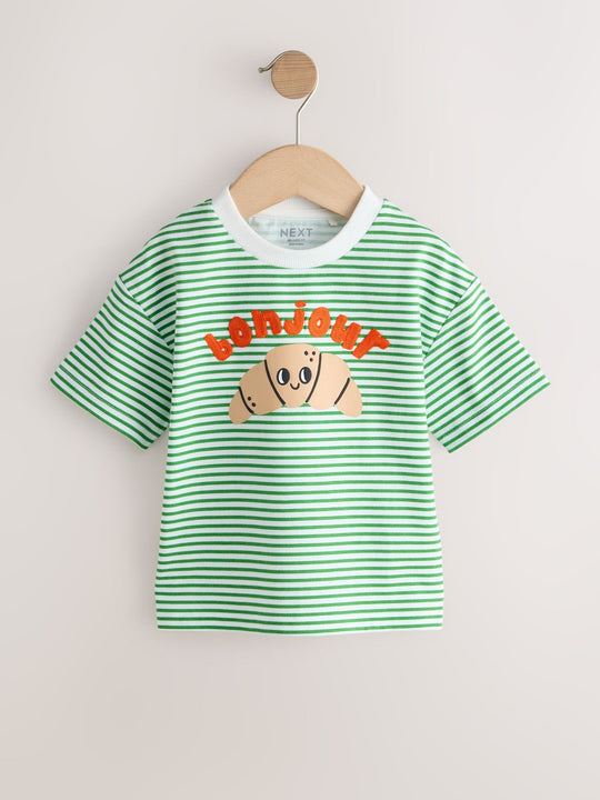 Blue Breakfast Short Sleeve Graphic T-Shirts 3 Pack (3mths-7yrs)