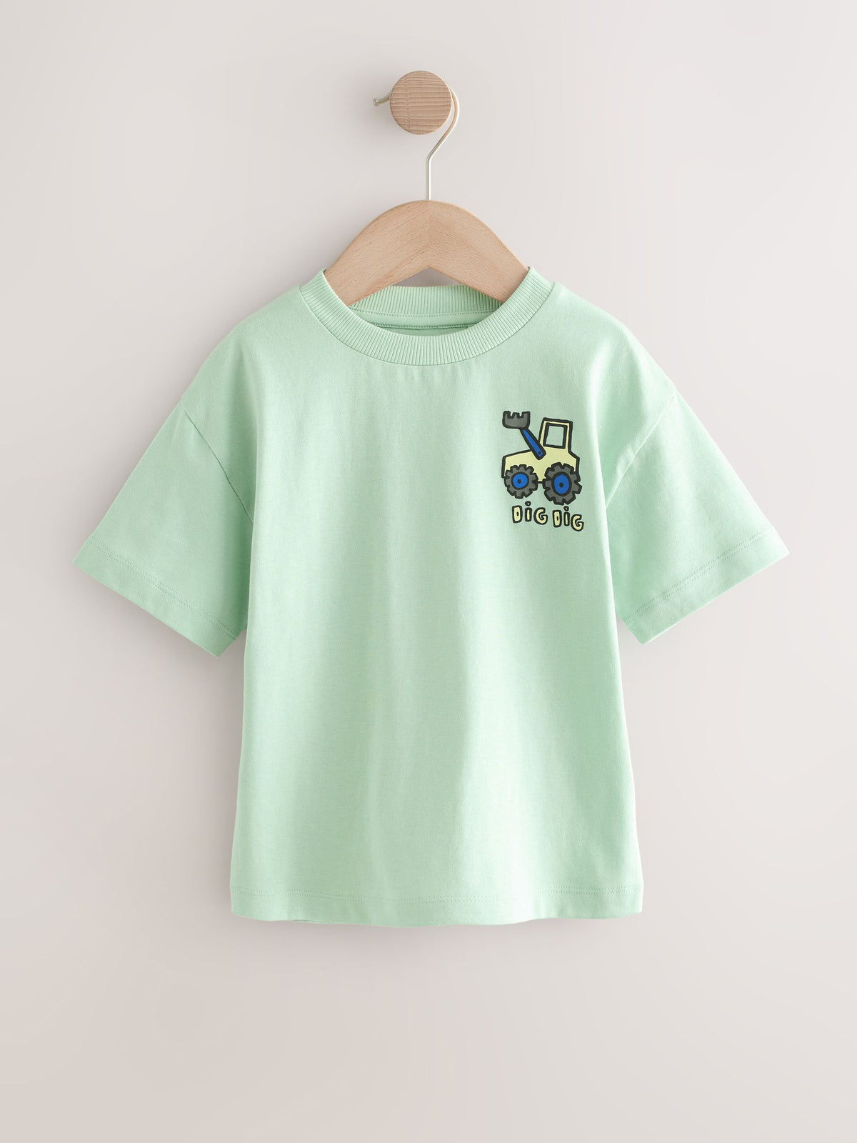 Blue/Green/Red/Orange/Yellow Cars Small Short Sleeve Graphic T-Shirts 5 Pack (3mths-7yrs)