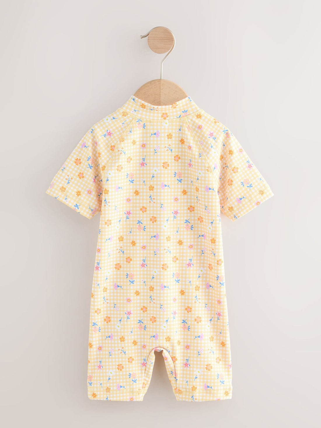 Yellow Gingham Ditsy Sunsafe Swimsuit (3mths-10yrs)