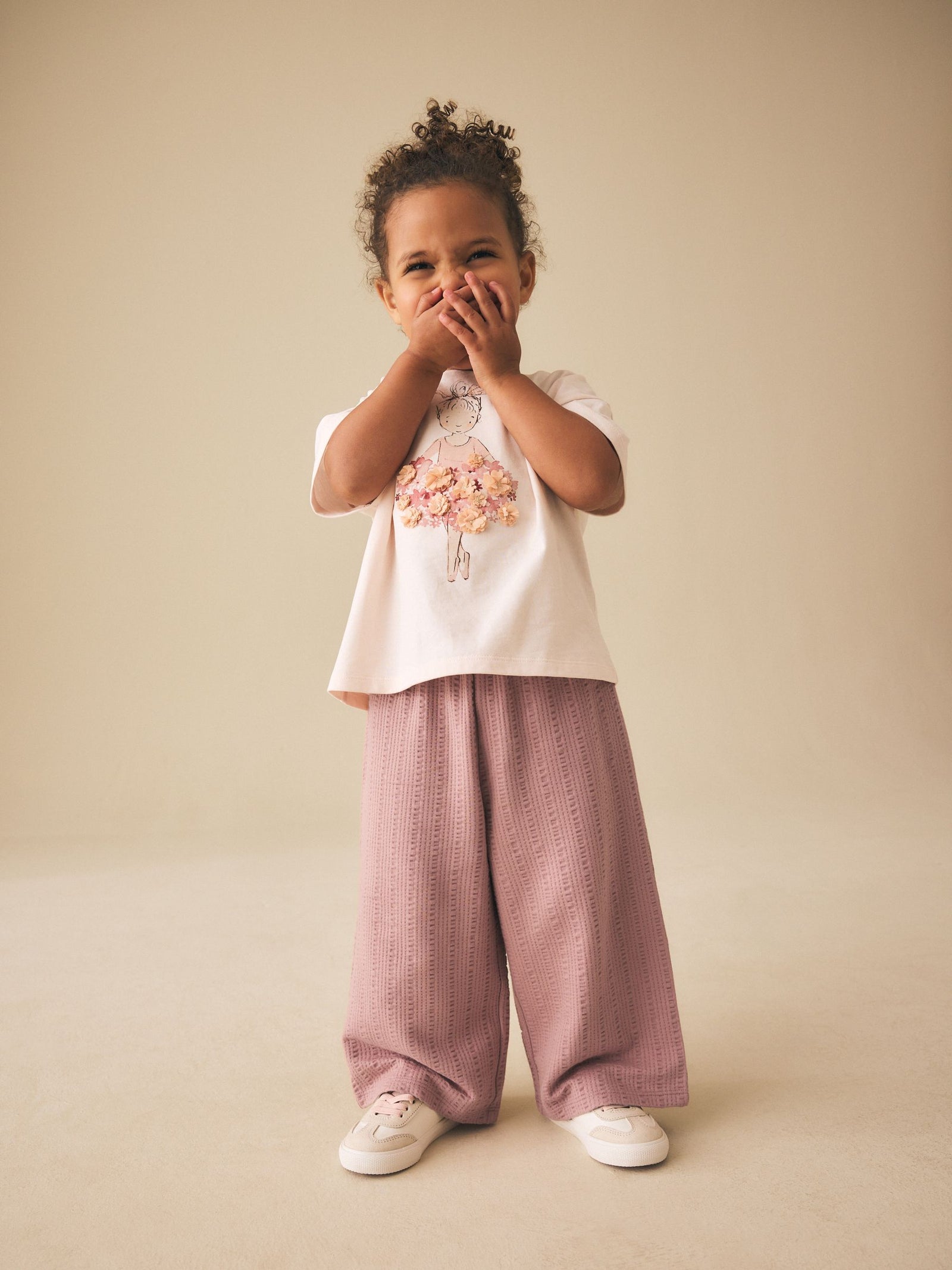 Brown Wide Leg Trousers (3mths-7yrs)