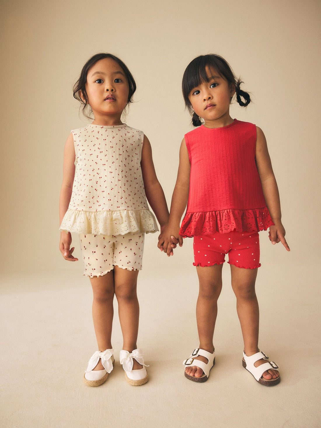Red & White Vest and Shorts Set 2 Pack (3mths-7yrs)