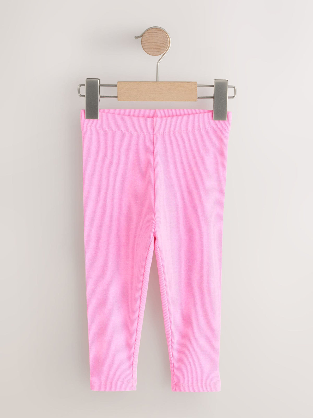 Pastel Rainbow Ribbed Leggings 5 Pack (3mths-7yrs)