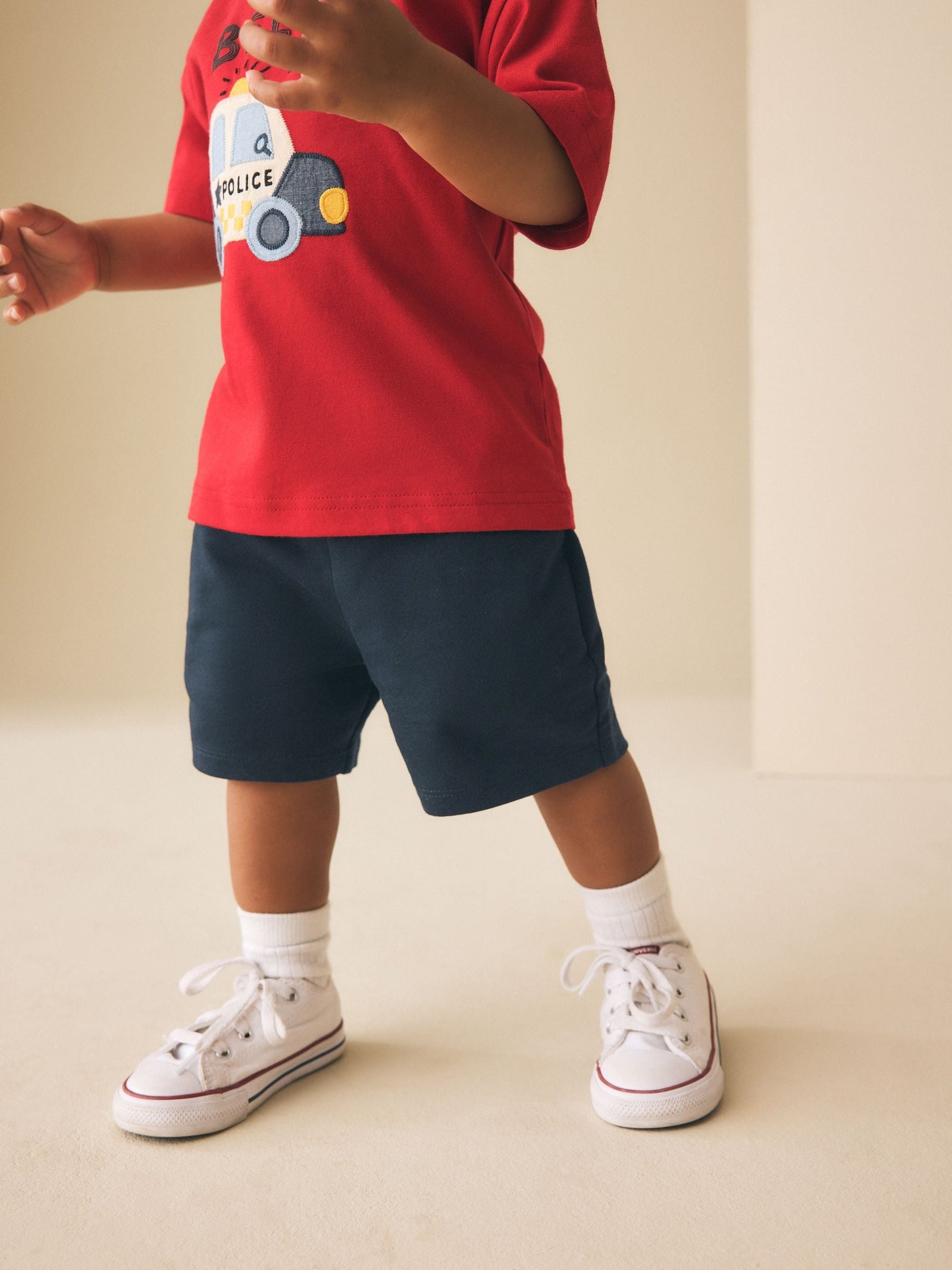 Navy Blue Jersey Shorts (3mths-7yrs)