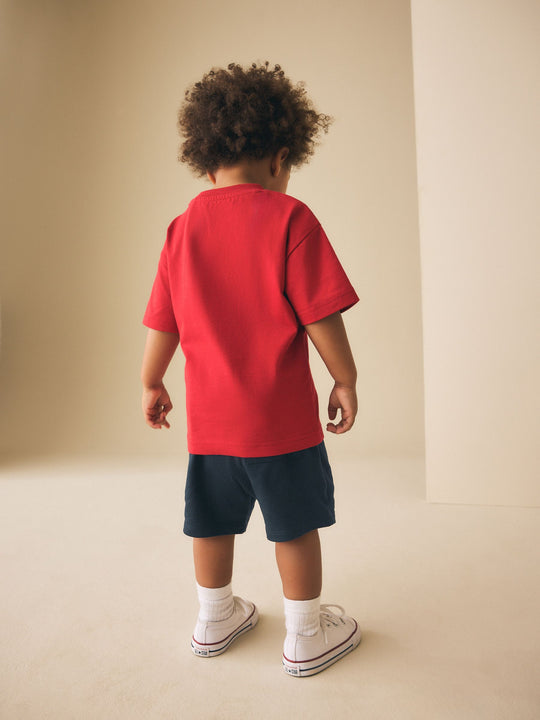 Navy Blue Jersey Shorts (3mths-7yrs)