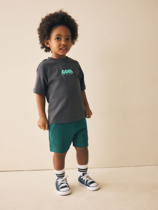 Green Jersey Shorts (3mths-7yrs)
