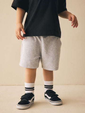Grey Marl Jersey Shorts (3mths-7yrs)