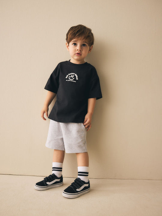 Grey Marl Jersey Shorts (3mths-7yrs)