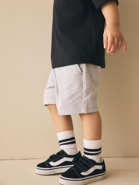 Grey Marl Jersey Shorts (3mths-7yrs)