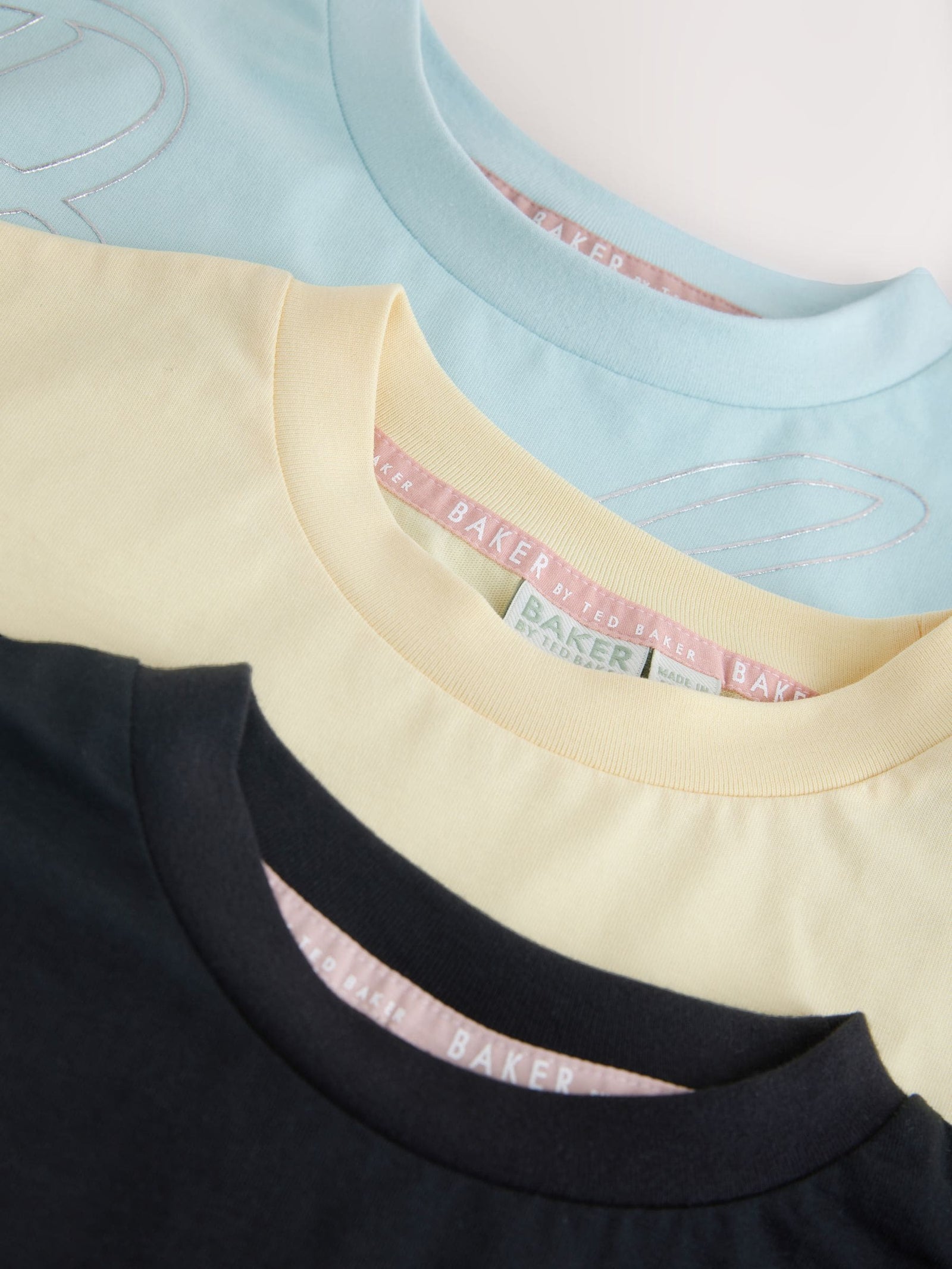 Baker by Ted Baker 3 Pack Boxy Fit Frill Graphic Printed T-Shirts