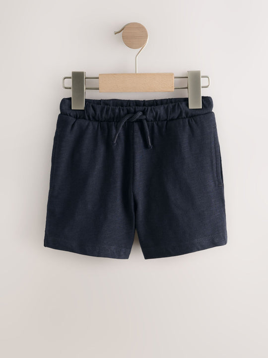 Black/Grey/Navy Blue Textured Shorts 3 Pack (3mths-7yrs)