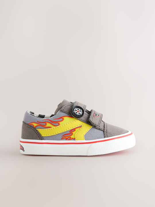 Grey Hot Wheels Touch Fastening Trainers