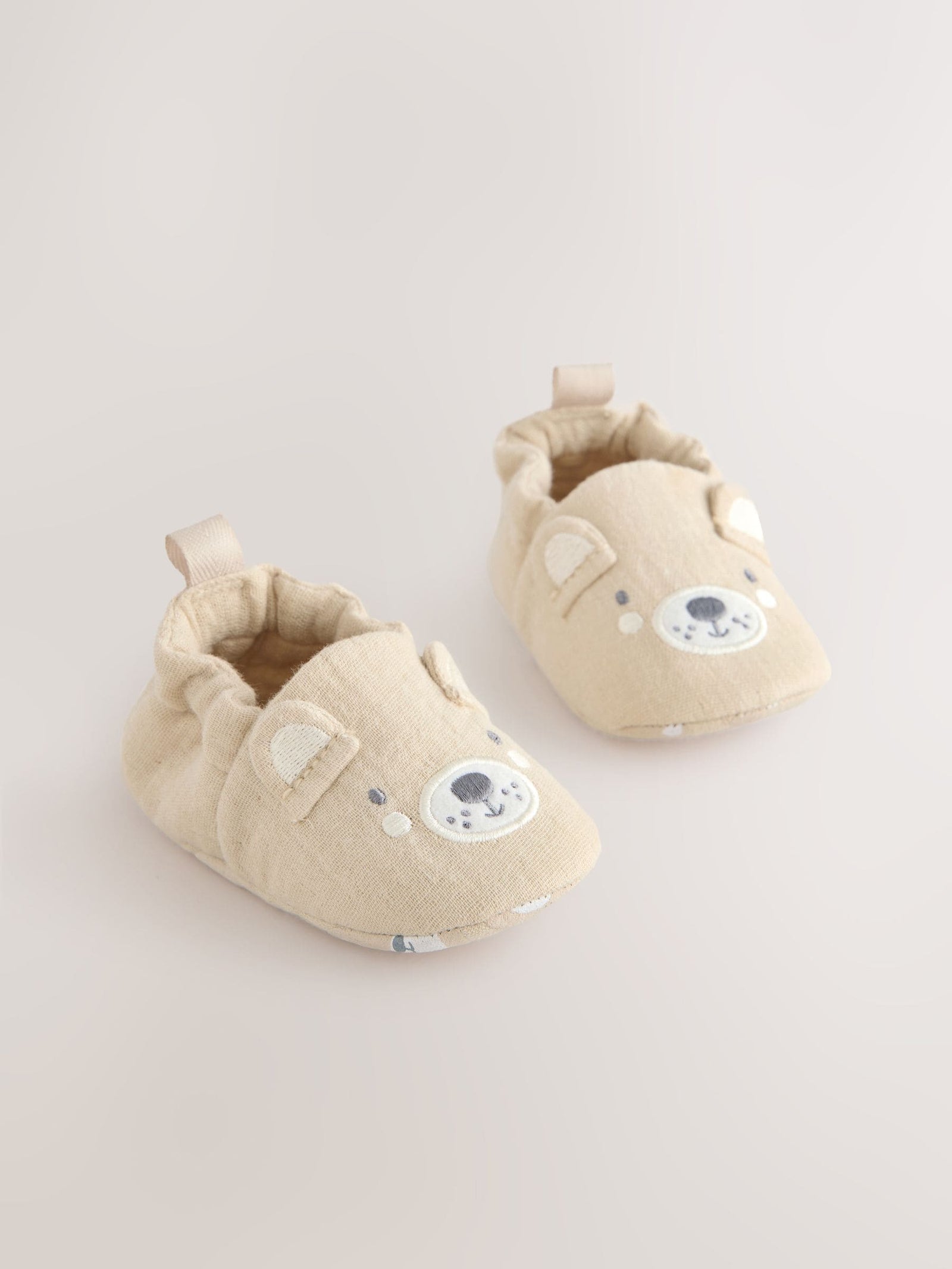Neutral Bear Slip-On Baby Shoes (0-18mths)