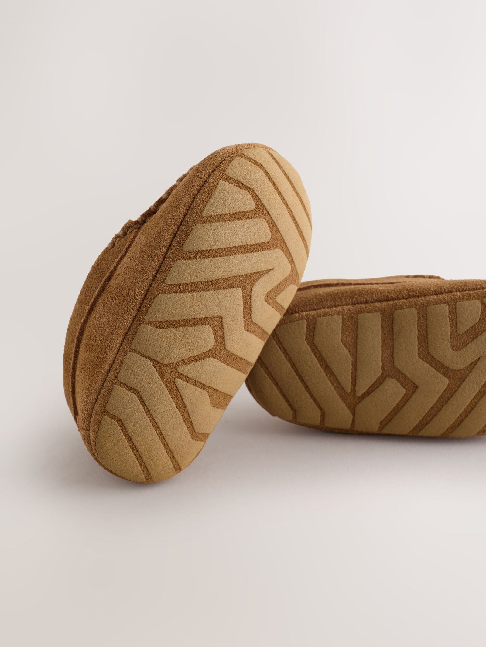 Tan Brown Baby Suede Shoes (0-2mths)