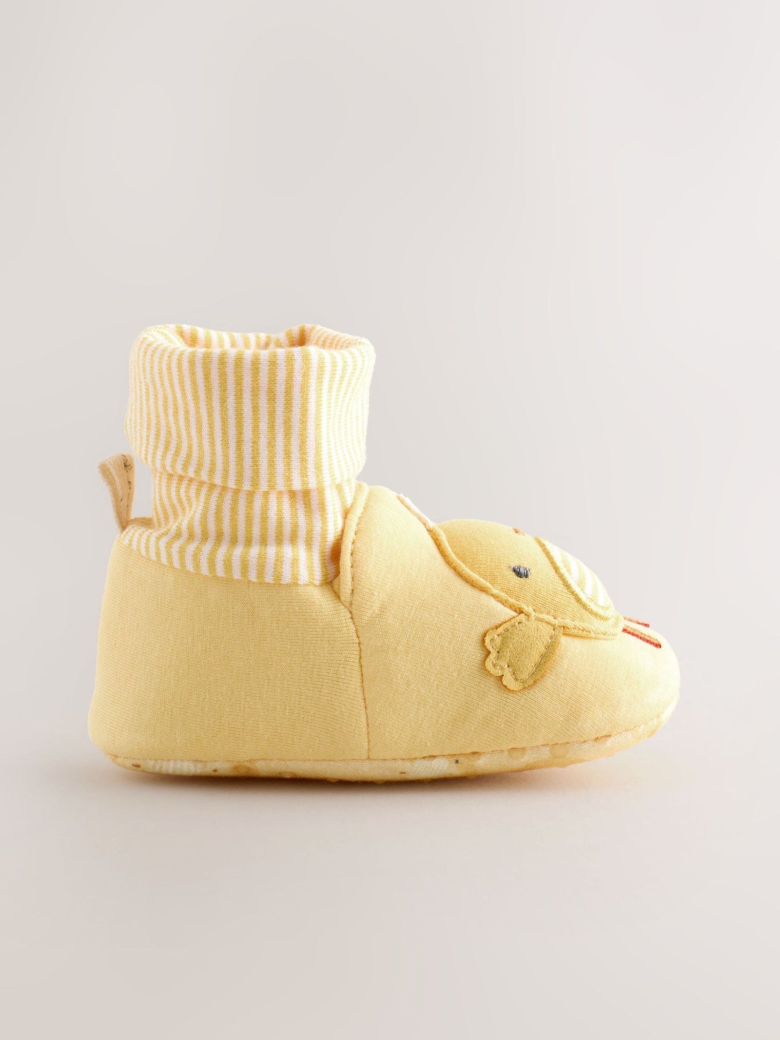 Yellow Easter Chick Sock Top Baby Shoes (0-18mths)