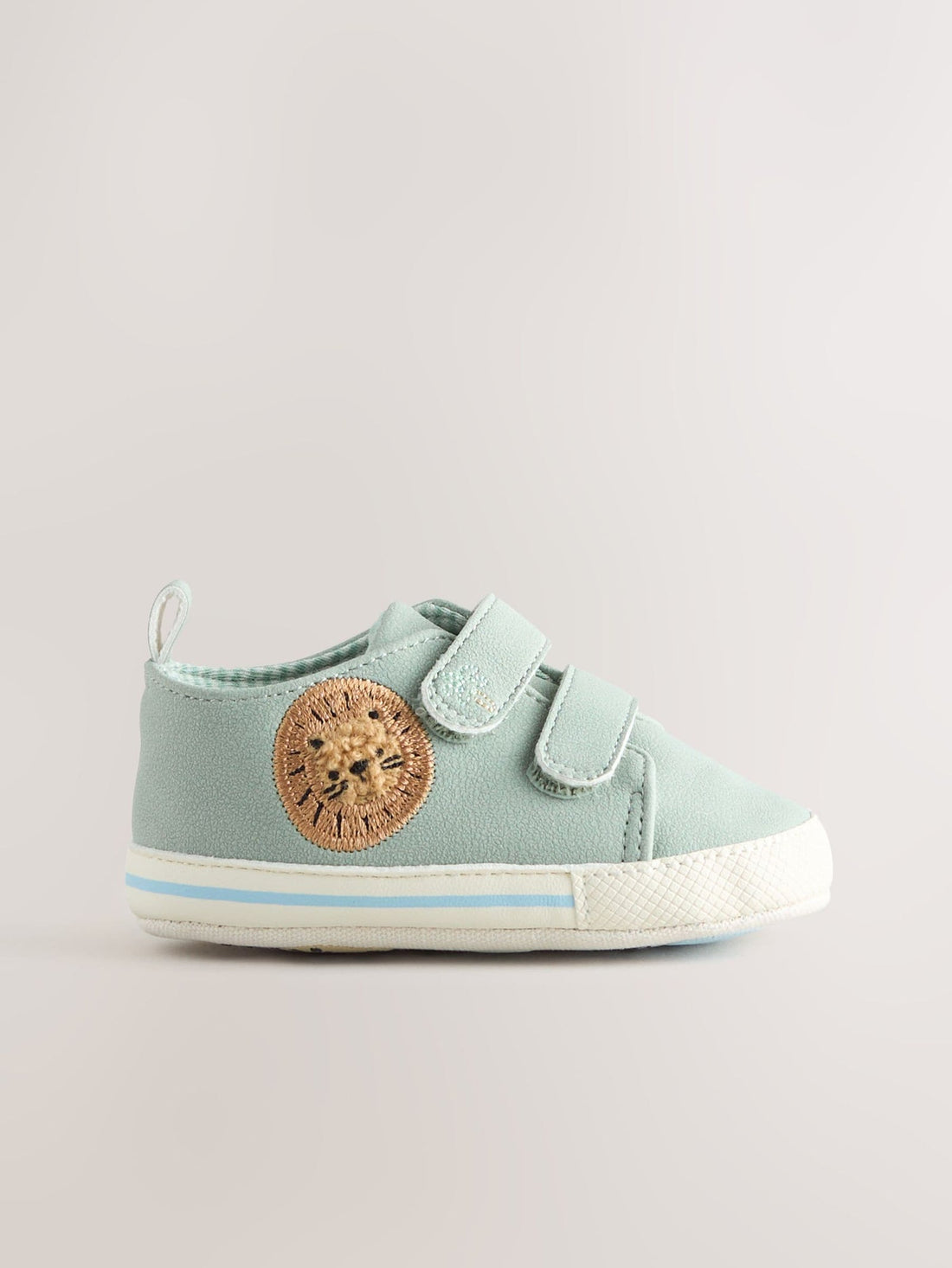 Green Safari Touch Fastening Baby Trainers (0-2mths)