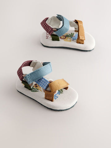 Neutral Safari Baby Trekker Sandals (0-2mths)