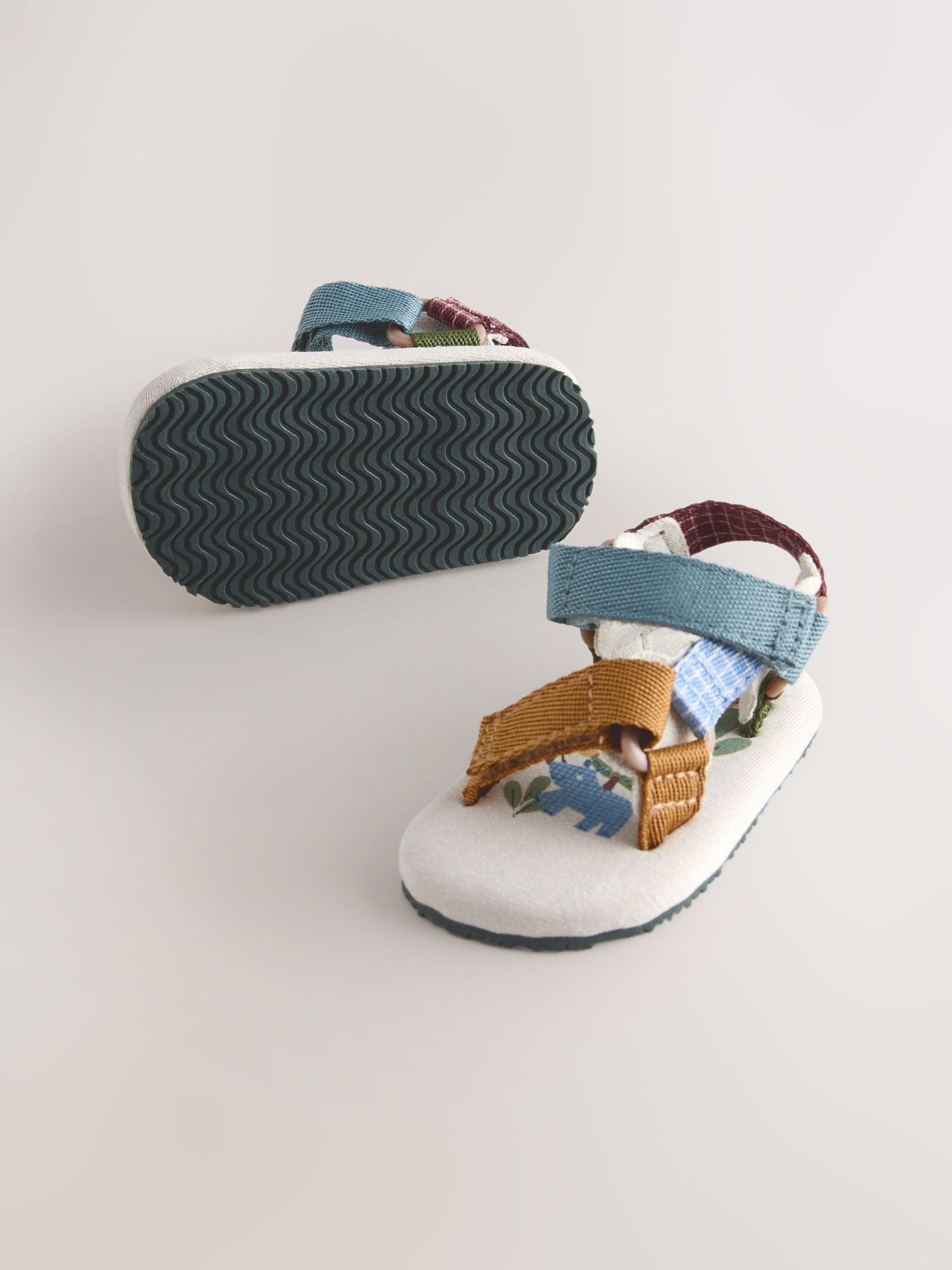 Neutral Safari Baby Trekker Sandals