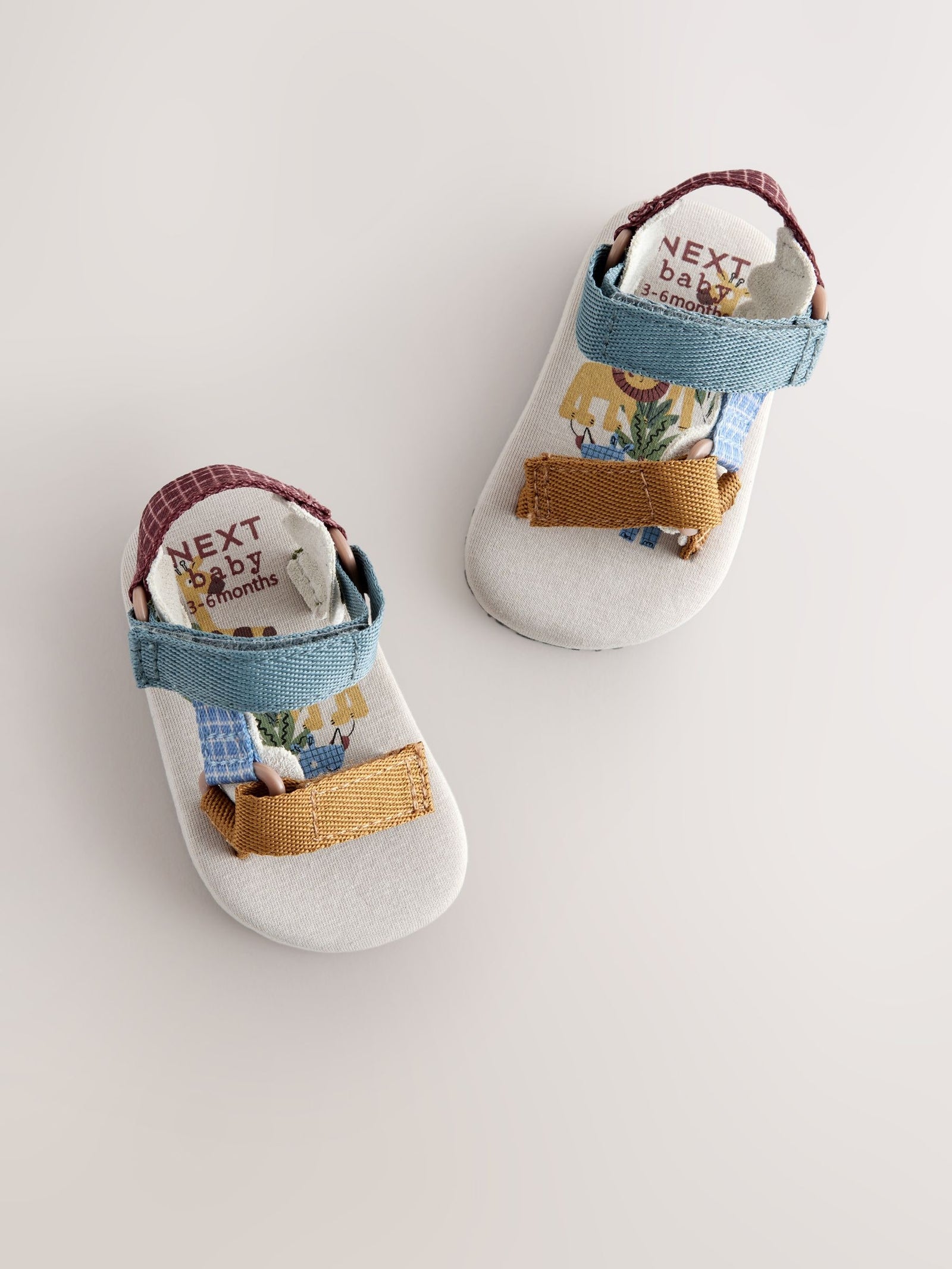 Neutral Safari Baby Trekker Sandals
