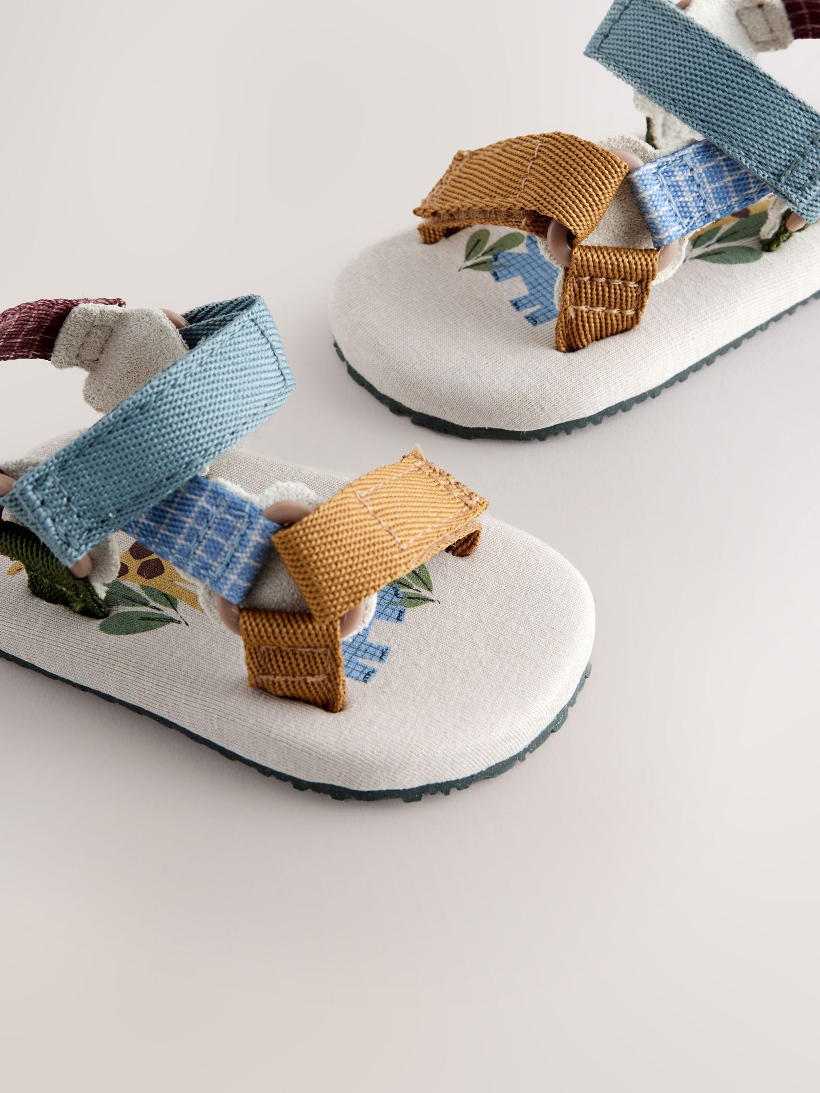 Neutral Safari Baby Trekker Sandals