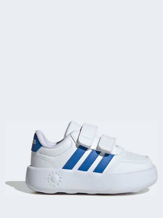 adidas White Breaknet 3.0 Infant Trainers