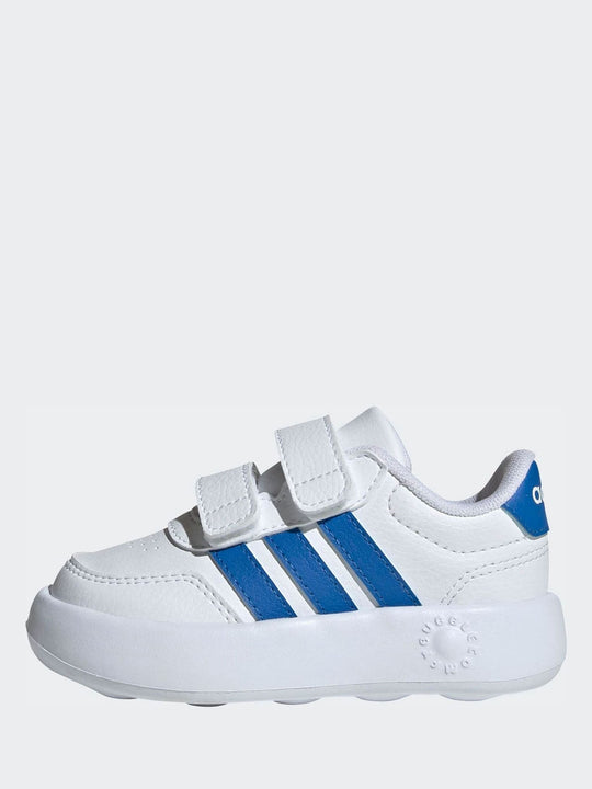 adidas White Breaknet 3.0 Infant Trainers