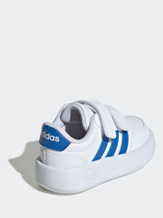 adidas White Breaknet 3.0 Infant Trainers